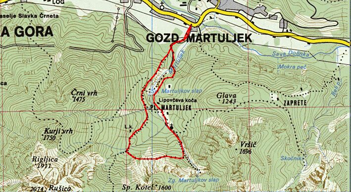 Trip4 - Gozd Martuljek, Mahovi, Ingova brunarica, Gozd Martuljek